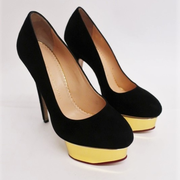 Charlotte Olympia Shoes - Charlotte Olympia Dolly Island Platform Sz 37